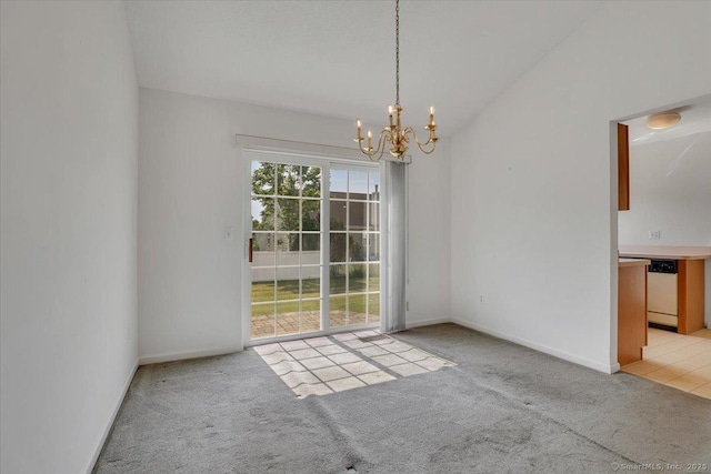 46 Rolling Grn, Middletown, CT 06457 - empty room featuring carpet and a chandelier