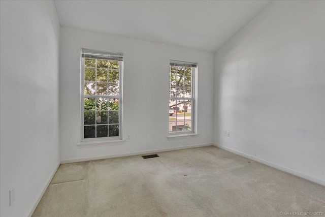 46 Rolling Grn, Middletown, CT 06457 - carpeted empty room with lofted ceiling and baseboards