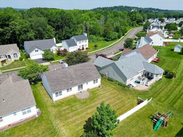 46 Rolling Grn, Middletown, CT 06457 - aerial view of residential area featuring a forest