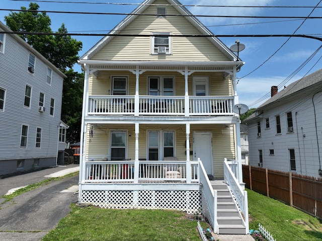 39 S Ave, Meriden, CT 06451 - view of front of property featuring a porch and a balcony