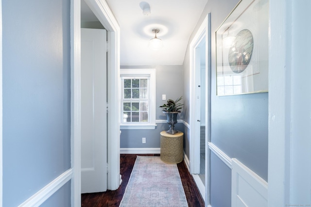 32 Holcomb St, West Haven, CT 06516 - doorway with dark wood-style floors