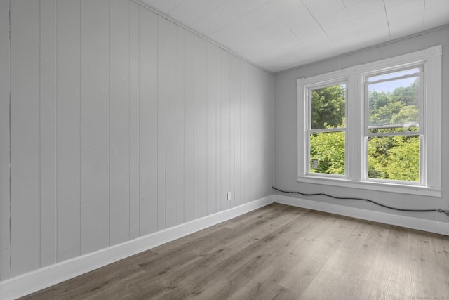 37 William St, Waterbury, CT 06702 - empty room with wood finished floors and baseboards