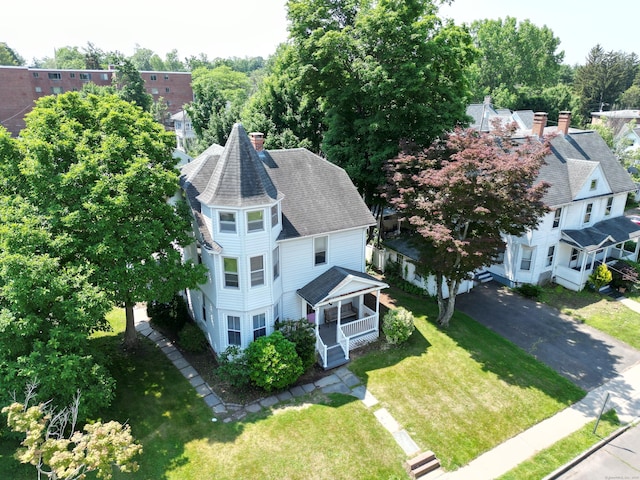 171 Lincoln St, Middletown, CT 06457 - aerial view of property and surrounding area
