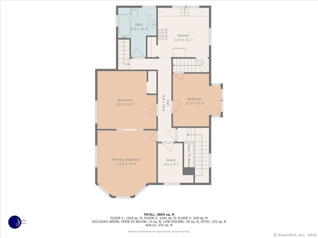 171 Lincoln St, Middletown, CT 06457 - view of home floor plan