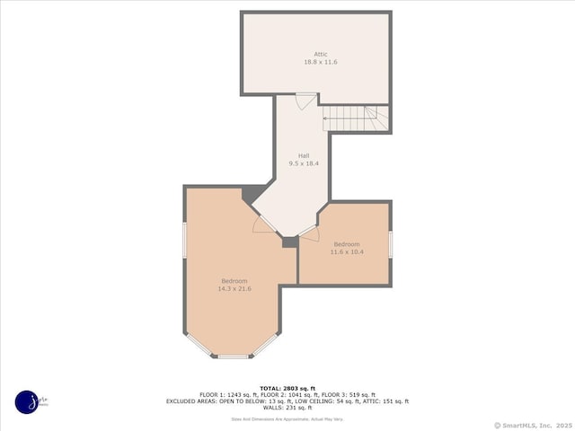 171 Lincoln St, Middletown, CT 06457 - view of floor plan / room layout