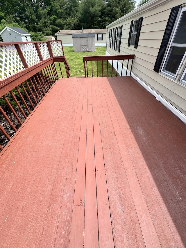 26 Jacqueline Ln, Windham, CT 06256 - deck featuring a yard and view of scattered trees