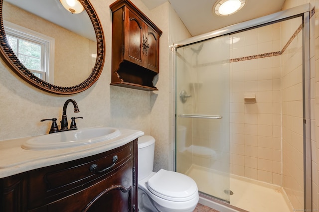 140 Braeside Dr, Hamden, CT 06514 - bathroom featuring a stall shower and vanity