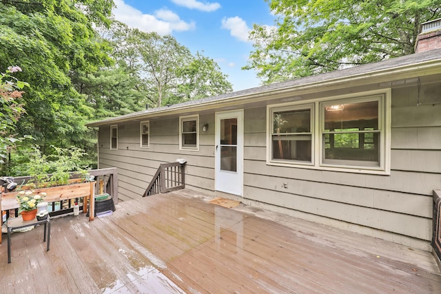 43 Phelps Rd, Marlborough, CT 06447 - view of wooden terrace