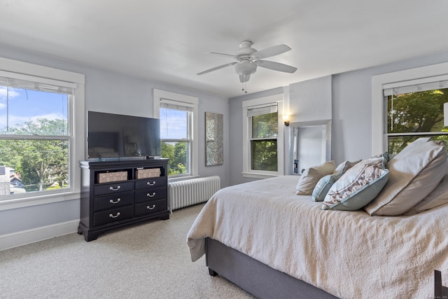 29 Circuit Ave, Waterbury, CT 06708 - bedroom featuring radiator, multiple windows, and carpet flooring