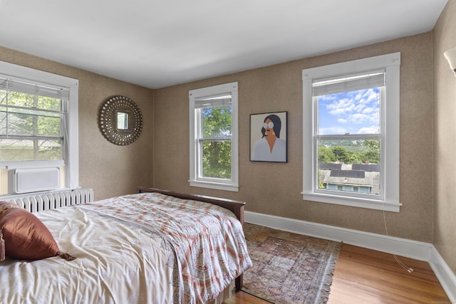 29 Circuit Ave, Waterbury, CT 06708 - bedroom with radiator heating unit and wood finished floors