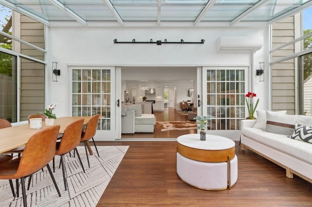 109 W Ave, Darien, CT 06820 - sunroom / solarium with a wall mounted AC