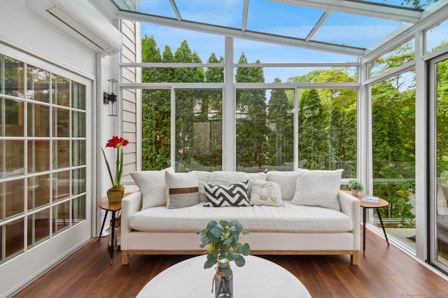 109 W Ave, Darien, CT 06820 - sunroom / solarium with an outdoor living space and a wall unit AC