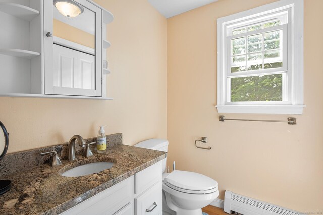 97 Wildwood Cir, Durham, CT 06422 - bathroom with baseboard heating and vanity