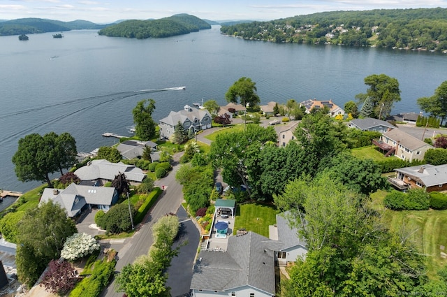 113 N Lake Shore Dr, Brookfield, CT 06804 - aerial view of residential area with a large body of water
