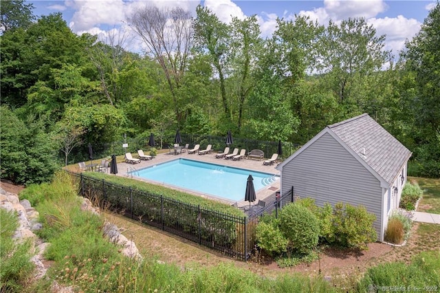 120 Prospect St Apt 63, Ridgefield, CT 06877 - community pool featuring a patio