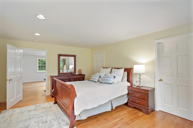 11 Scodon Dr, Ridgefield, CT 06877 - bedroom with light wood-type flooring and recessed lighting