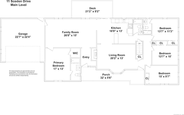 11 Scodon Dr, Ridgefield, CT 06877 - view of floor plan / room layout