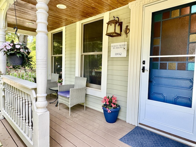 19 Prospect Hill Rd, Groton, CT 06340 - view of wooden porch