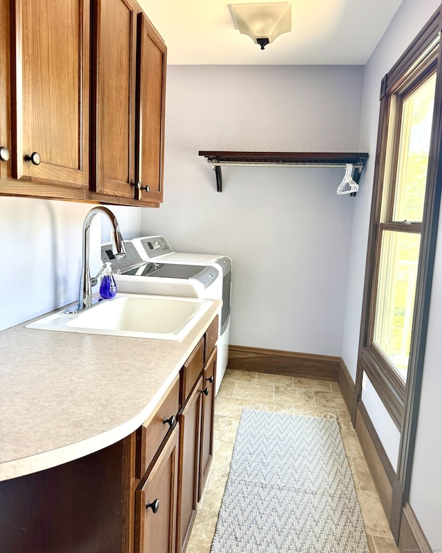 19 Prospect Hill Rd, Groton, CT 06340 - washroom with washing machine and dryer and cabinet space