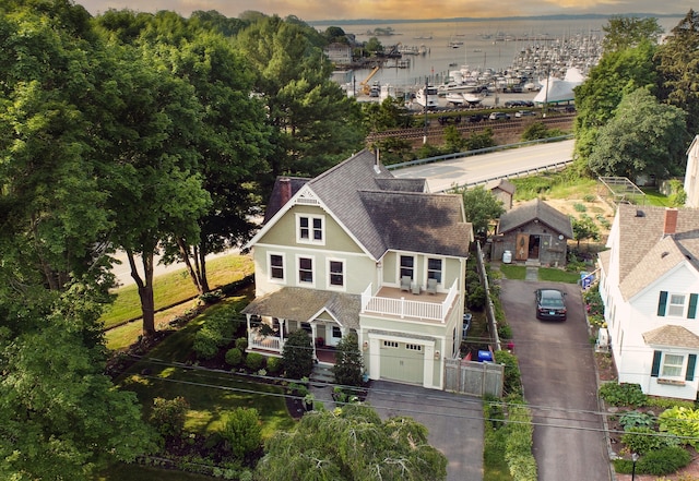 19 Prospect Hill Rd, Groton, CT 06340 - aerial view of property and surrounding area