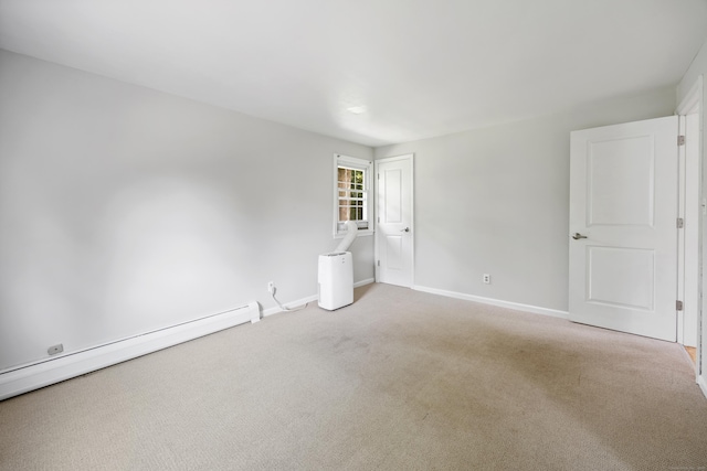480 Budding Ridge Rd, Cheshire, CT 06410 - unfurnished room with baseboard heating and carpet floors