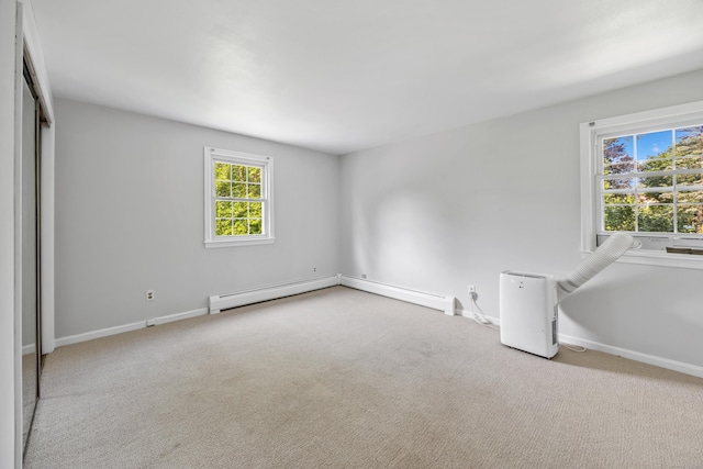 480 Budding Ridge Rd, Cheshire, CT 06410 - unfurnished bedroom featuring multiple windows, carpet floors, and baseboard heating