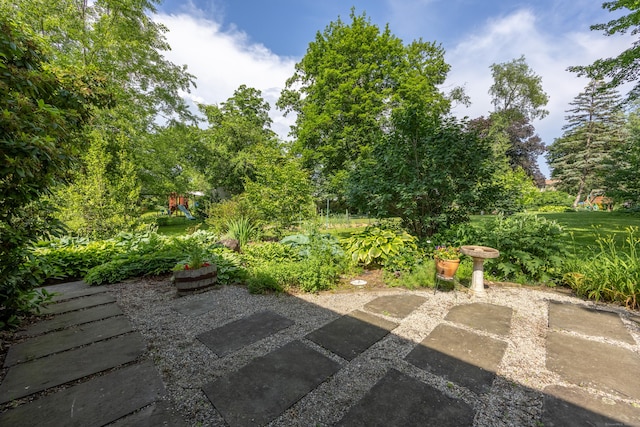 480 Budding Ridge Rd, Cheshire, CT 06410 - view of patio featuring a playground