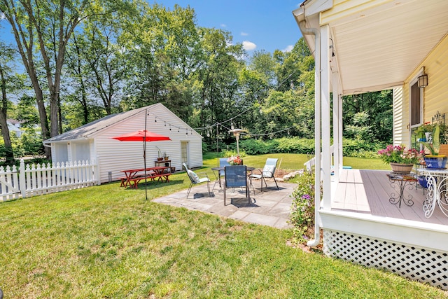 165 Booth Hill Rd, Trumbull, CT 06611 - view of yard featuring view of wooded area and a patio