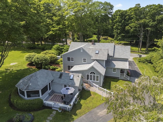 4 Johnny Cake Hill Rd, Old Lyme, CT 06371 - view from above of property