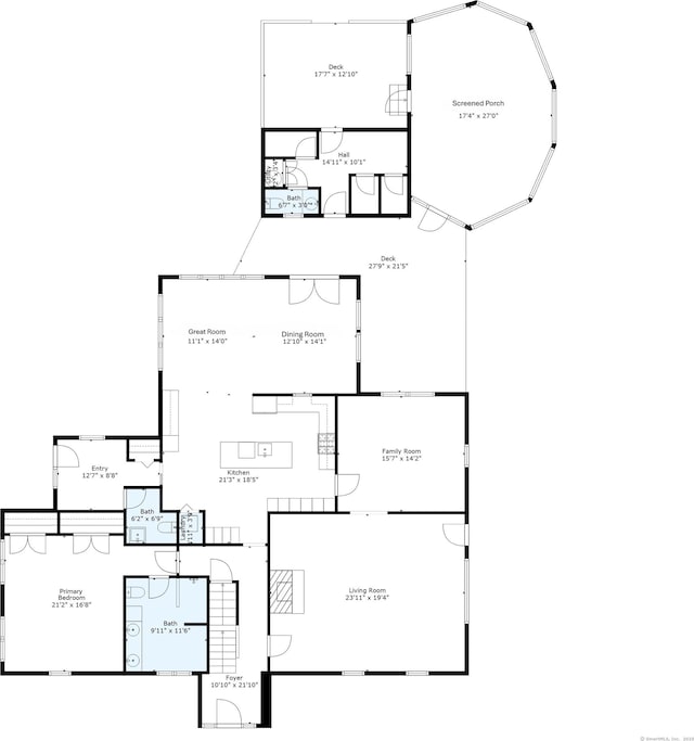 4 Johnny Cake Hill Rd, Old Lyme, CT 06371 - view of property floor plan