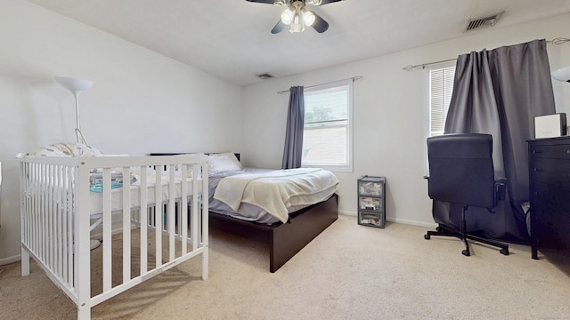 279 New Haven Ave Apt E, Milford, CT 06460 - bedroom with carpet and a ceiling fan