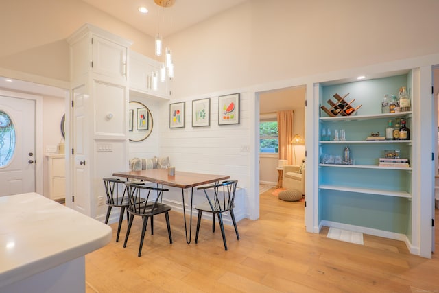 158 Stadley Rough Rd, Danbury, CT 06811 - dining area with light wood finished floors and recessed lighting