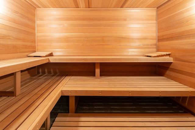 474 Ponus Rdg, New Canaan, CT 06840 - sauna / steam room featuring wooden walls and wood ceiling