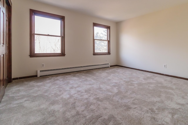 155 Melinda Ln, Bristol, CT 06010 - unfurnished room with a baseboard heating unit and carpet floors