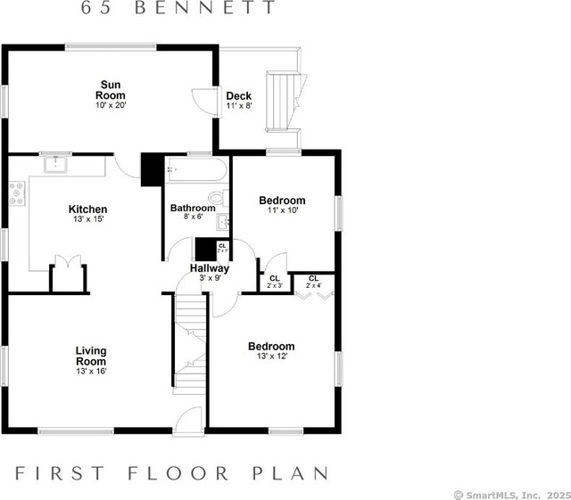65 Bennett St, Fairfield, CT 06825 - view of floor plan / room layout