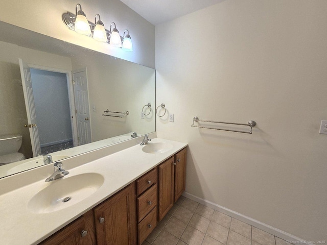 244 Oakland St Apt F, Manchester, CT 06042 - full bath with double vanity and tile patterned flooring