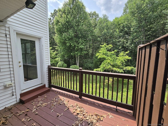 244 Oakland St Apt F, Manchester, CT 06042 - view of wooden terrace