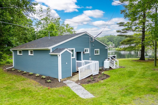 5 Lake Pt, Haddam, CT 06441 - view of outbuilding featuring a water view