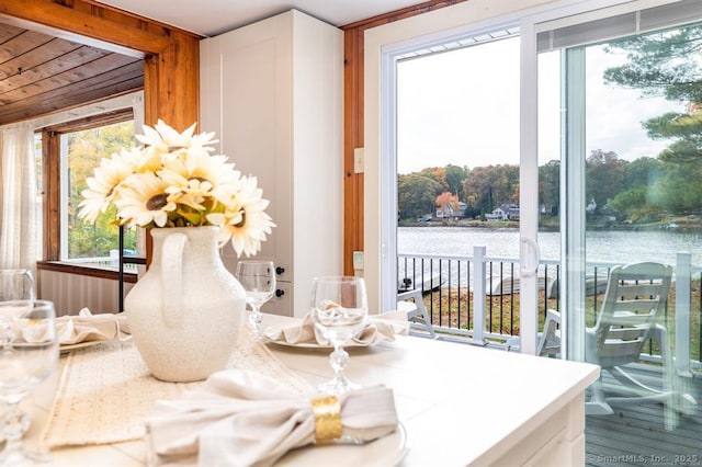 5 Lake Pt, Haddam, CT 06441 - interior space with a water view and healthy amount of natural light