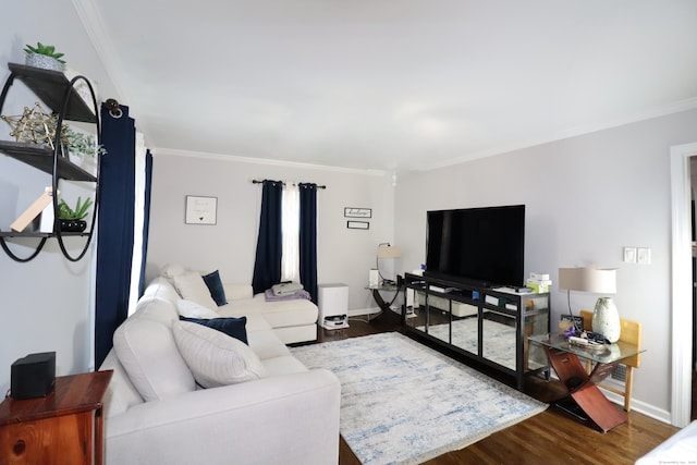 80 Longbranch Ave, Stratford, CT 06615 - living area with crown molding and wood finished floors