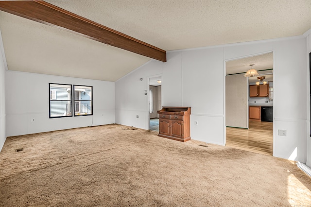 105 Woodland Park, Shelton, CT 06484 - unfurnished living room featuring carpet flooring and a textured ceiling