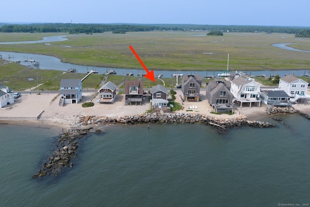 57 Circle Beach Rd, Madison, CT 06443 - aerial view of a large body of water
