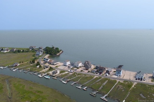 57 Circle Beach Rd, Madison, CT 06443 - aerial view of property and surrounding area with a nearby body of water