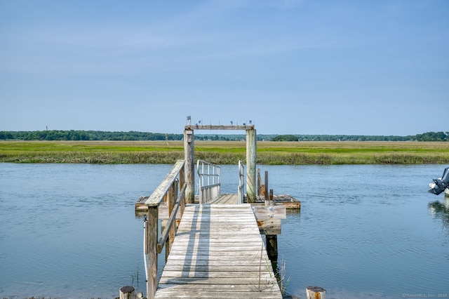 57 Circle Beach Rd, Madison, CT 06443 - dock featuring a water view