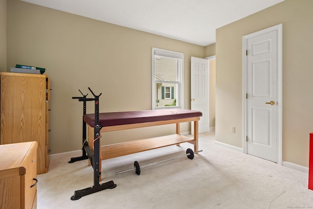 671 Ledgeview Ct Unit 671, Southington, CT 06489 - exercise room featuring light colored carpet and baseboards