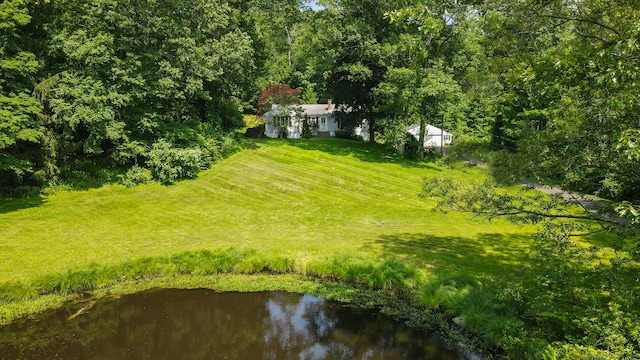 765 Kettletown Rd, Southbury, CT 06488 - view of green lawn featuring a water view