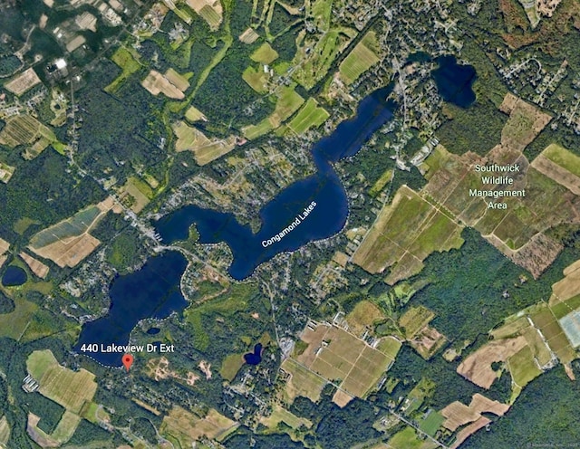440 Lakeview Dr, Suffield, CT 06093 - aerial view of property's location