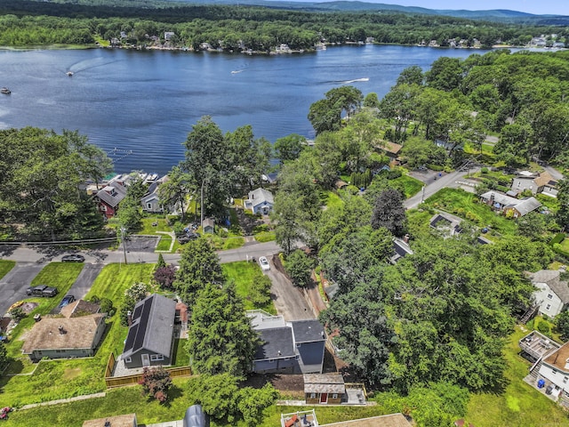 440 Lakeview Dr, Suffield, CT 06093 - aerial perspective of suburban area featuring a large body of water