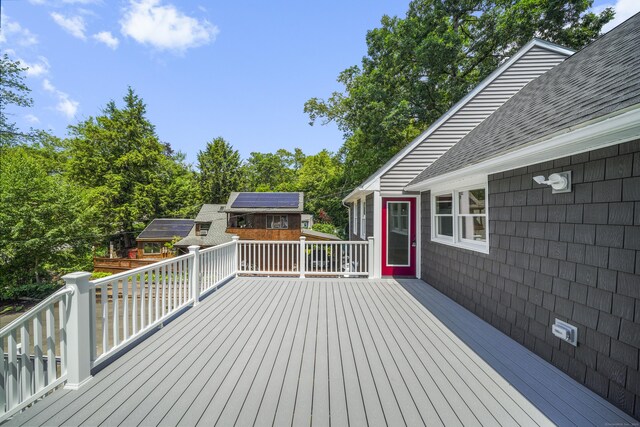 440 Lakeview Dr, Suffield, CT 06093 - view of wooden deck