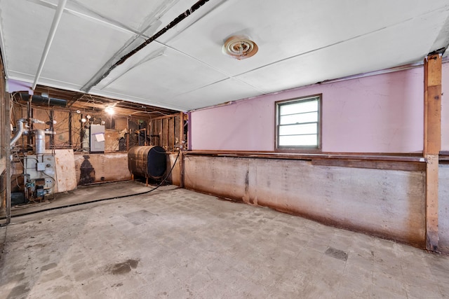134 Sunset St, Windsor Locks, CT 06096 - basement with oil tank and a heating unit